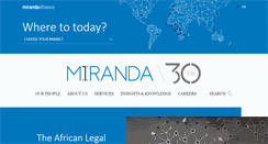 Desktop Screenshot of mirandalawfirm.com